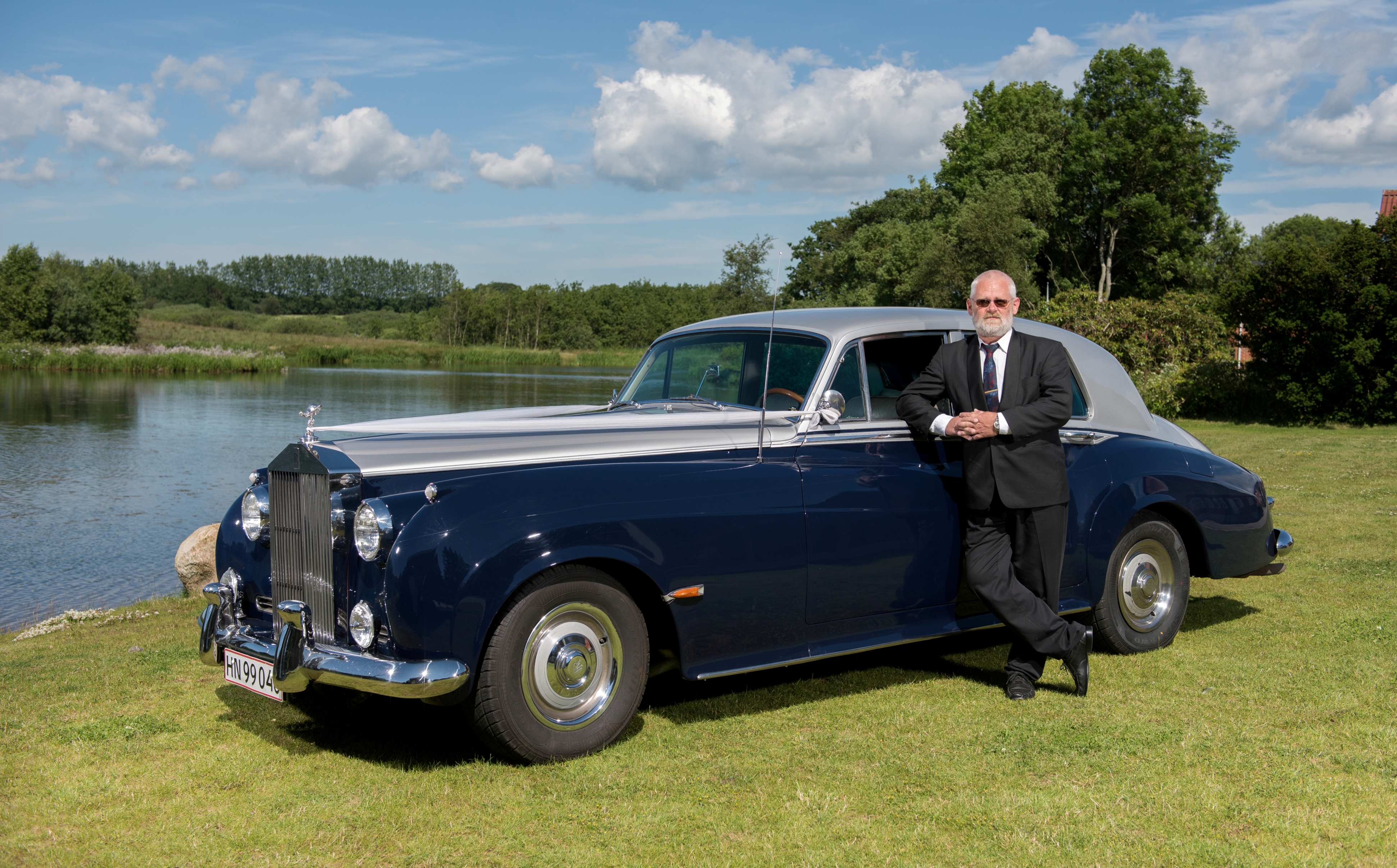 Bryllups kørsel i Rolls-Royce